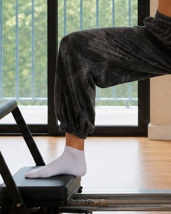 The 'Black Vintage Yoga' oversized pants