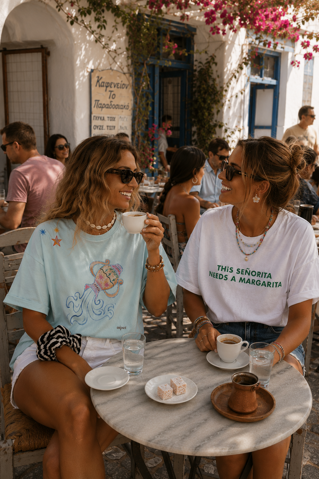 T-shirt Oversized Ζώδια Υδροχόος/Aquarius | Pirates of Venus