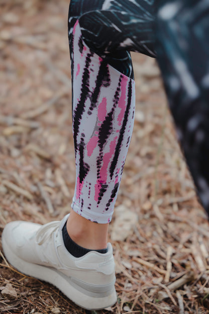 Junko Leggings Pink Black Pirates Of Venus