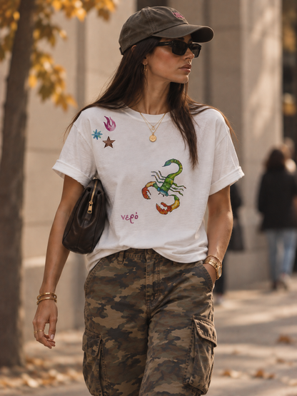 Scorpio Zodiac Oversized T-Shirt — Pirates of Venus